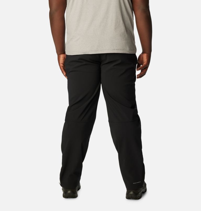 Thumbnail: Men's Tech Trail Warm Pants - Big, Color: Black, image 2