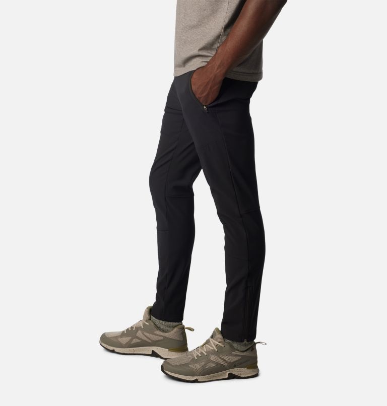 Pantalon Chaud de Randonnée Tech Trail Homme, Color: Black, image 3