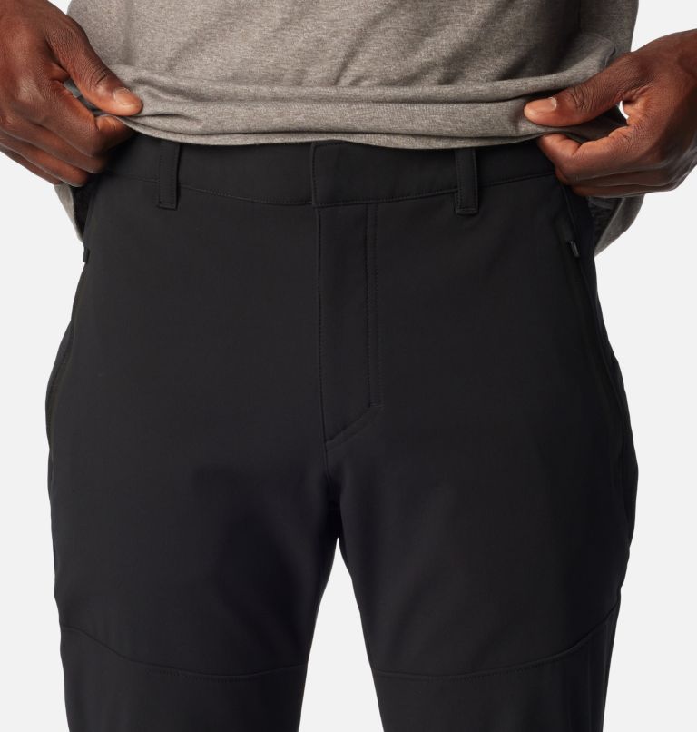 Pantalon Chaud de Randonnée Tech Trail Homme, Color: Black, image 4