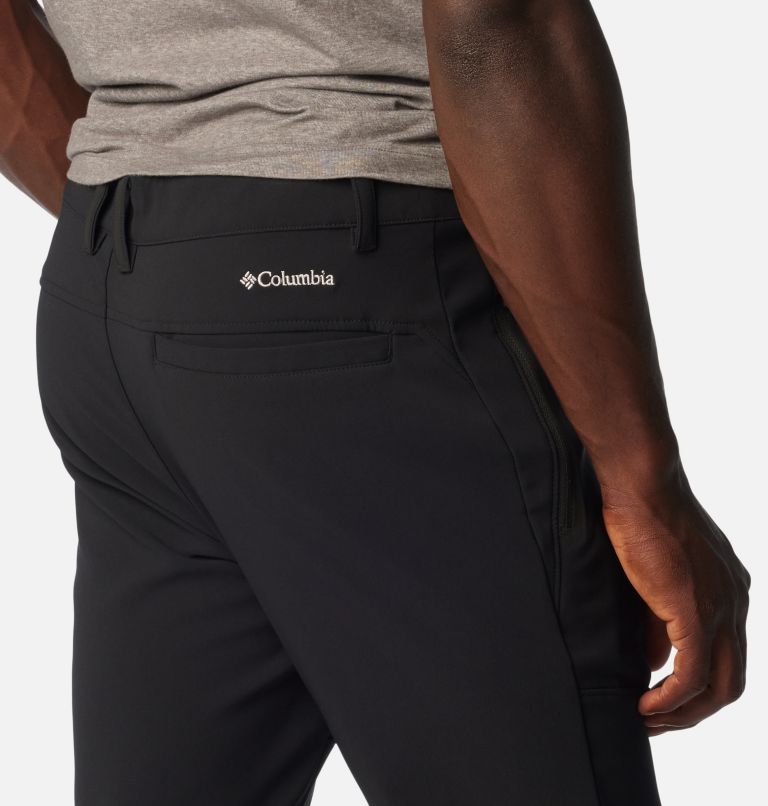 Thumbnail: Pantalon Chaud de Randonnée Tech Trail Homme, Color: Black, image 5