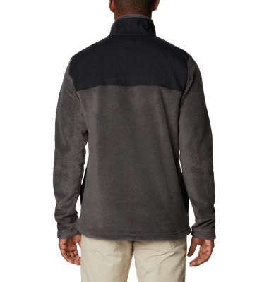 Pullover in pile con patta corta con bottoni a pressione Cottonwood Park da uomo Cottonwood Park&trade; Half Snap | 011 | XL, Shark, Black, back