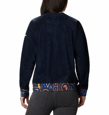 Haut ras-du-cou en polaire Exploration&trade; femme Exploration&trade; Fleece Crew | 319 | L, Dark Nocturnal Multi Typo Print, back