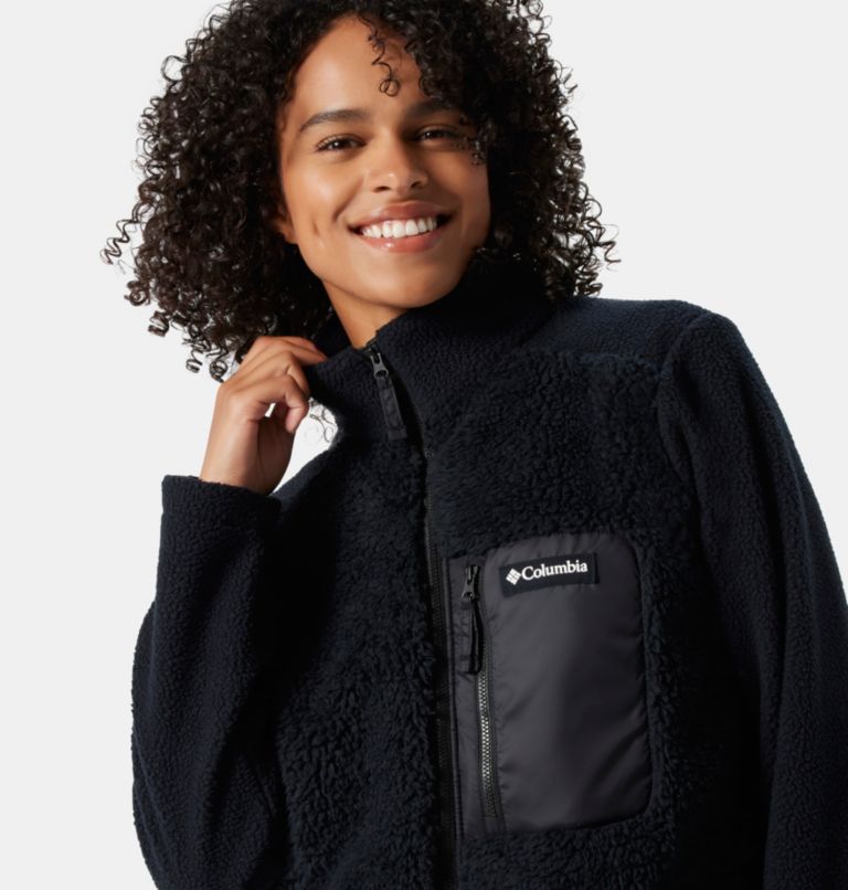 Women s Columbia Lodge Sherpa Long Fleece Jacket