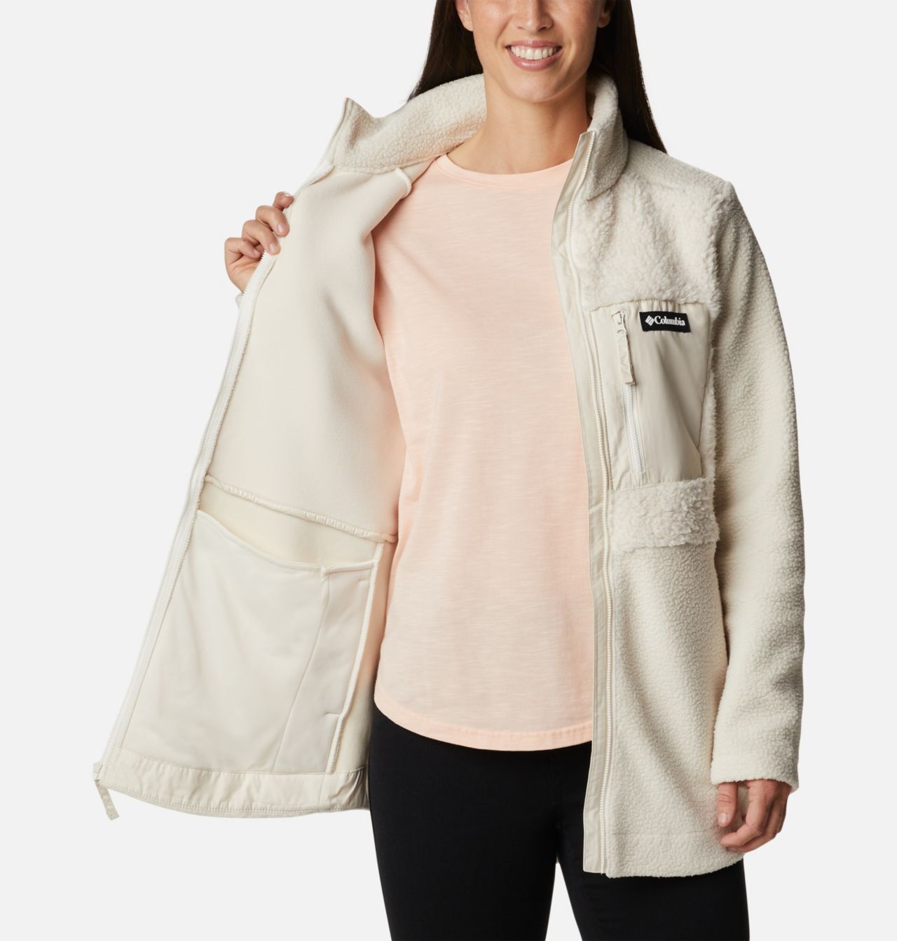 Women's Columbia Lodge™ Sherpa Full Zip Fleece Jacket 5