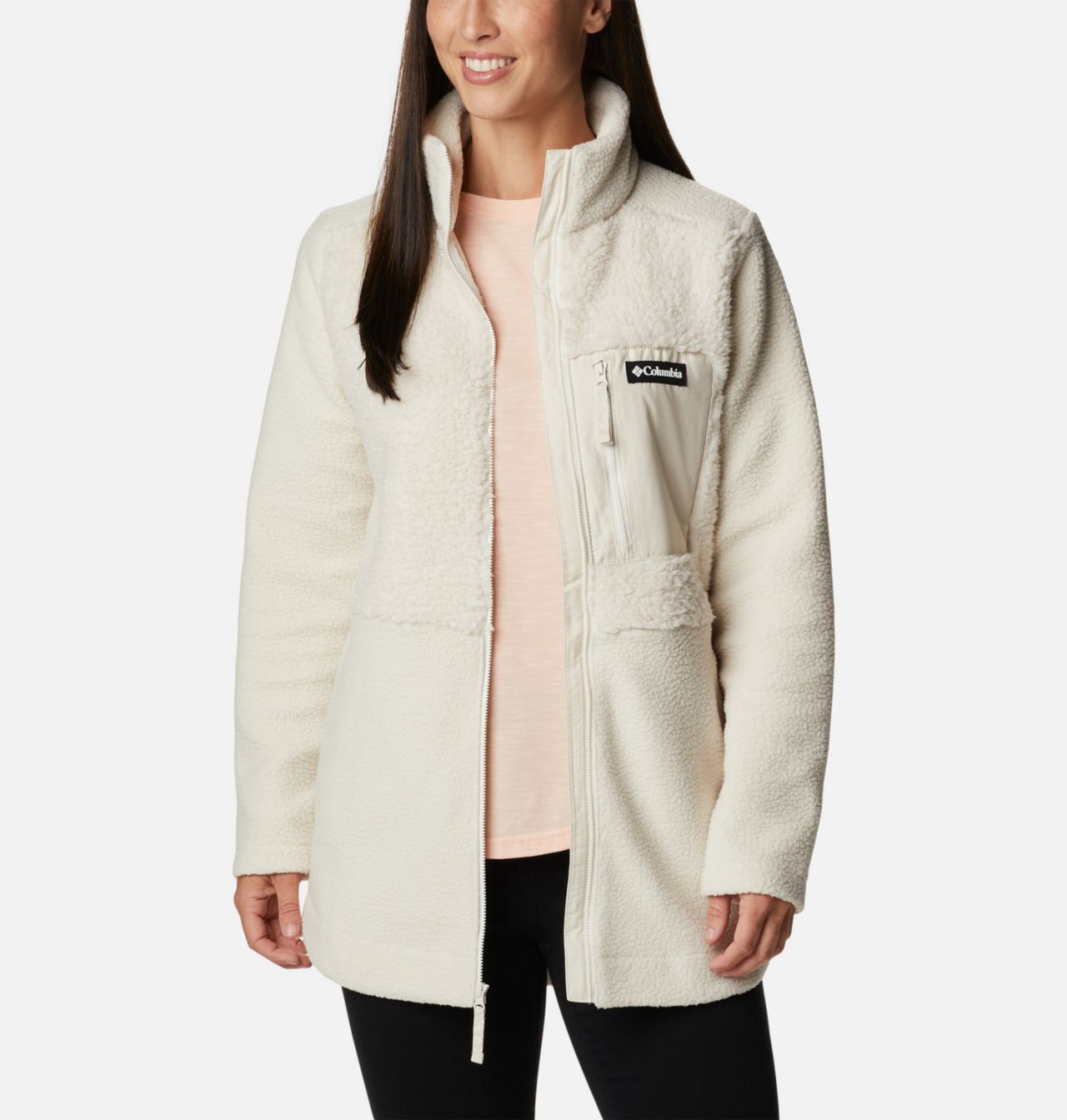 Women's Columbia Lodge™ Sherpa Full Zip Fleece Jacket 6