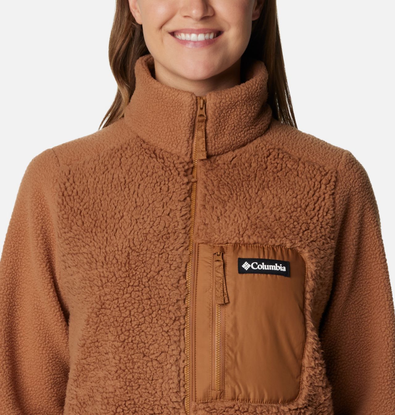 Women's Columbia Lodge™ Sherpa Full Zip Fleece Jacket | 224 | M 4