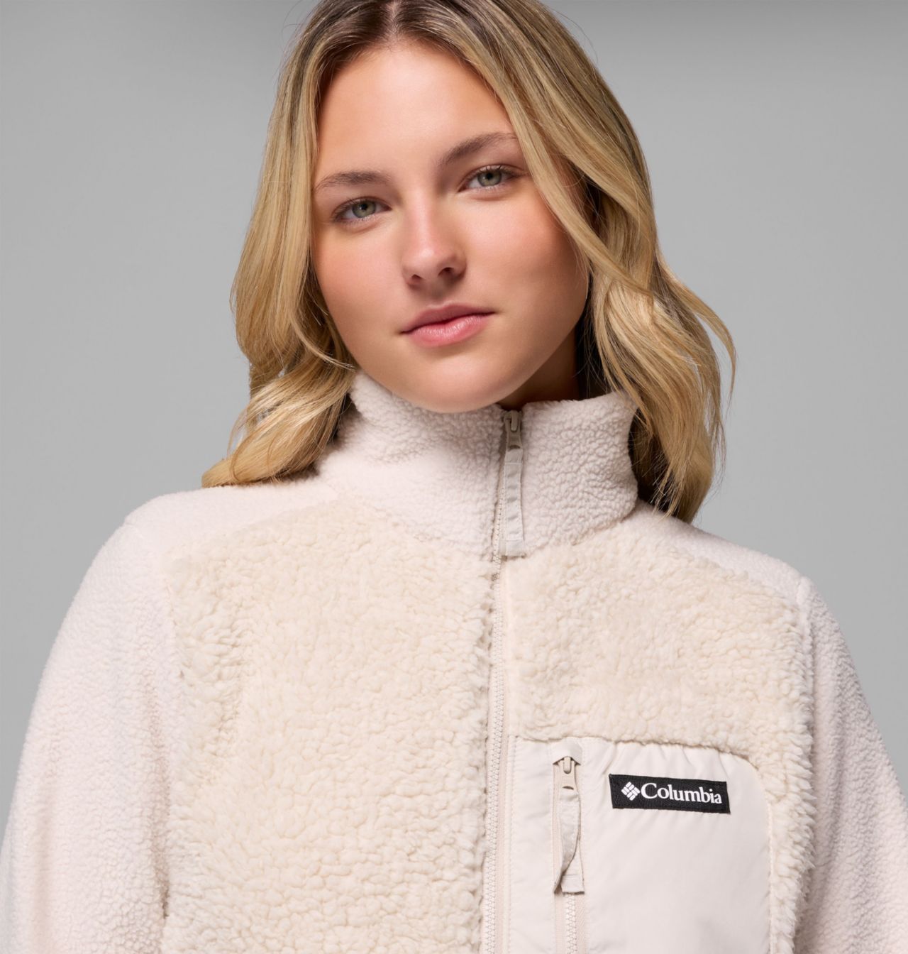 Women's Columbia Lodge™ Sherpa Full Zip Fleece Jacket | 278 | XL 6