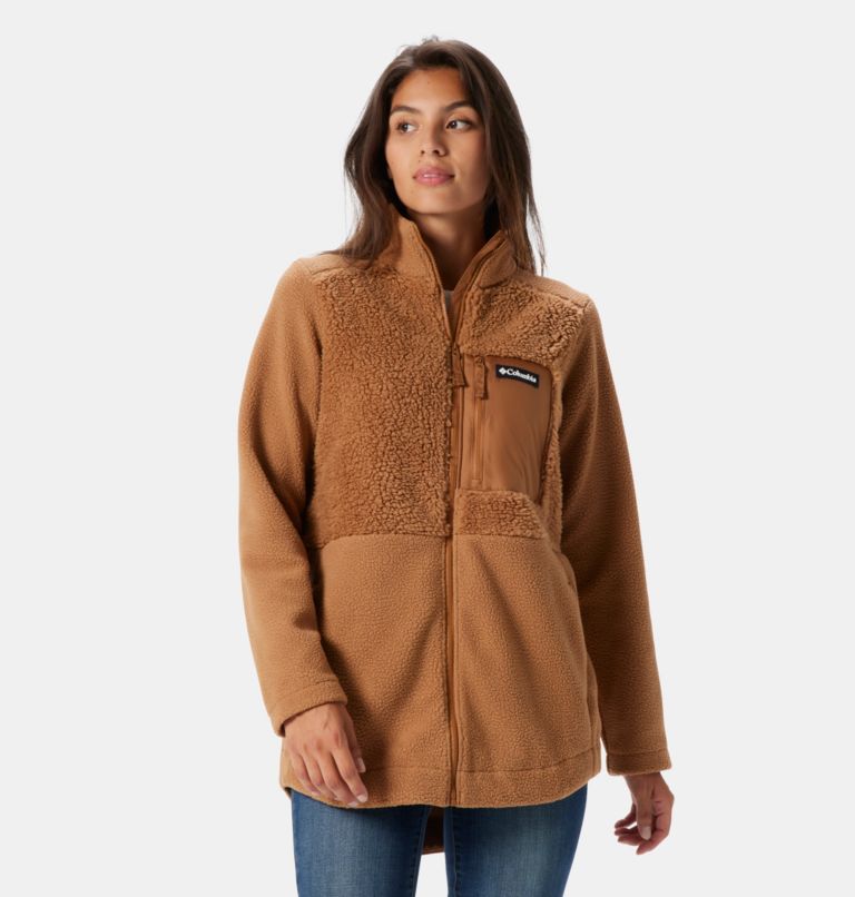 Forro polar sherpa largo Columbia Lodge™ para mujer