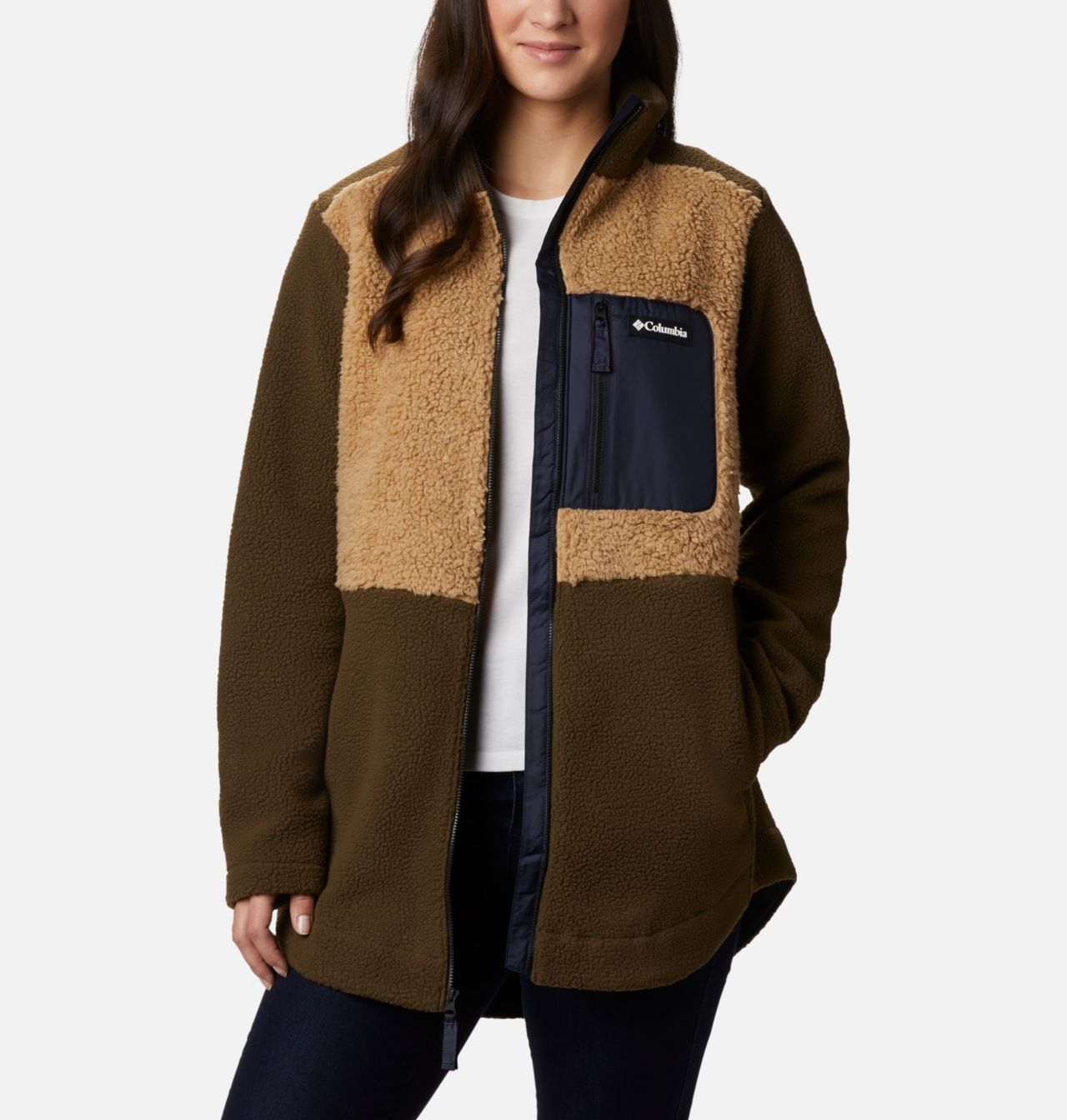 Women's Columbia Lodge™ Sherpa Full Zip Fleece Jacket 1