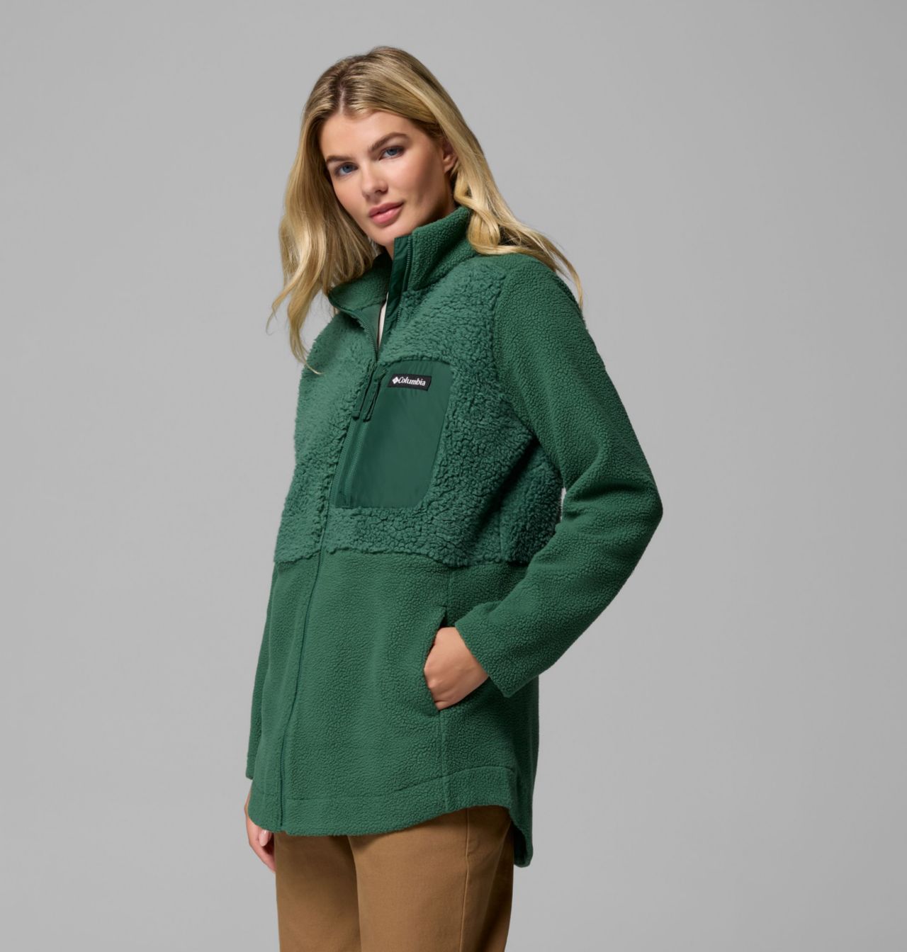 Women's Columbia Lodge™ Sherpa Full Zip Fleece Jacket 4