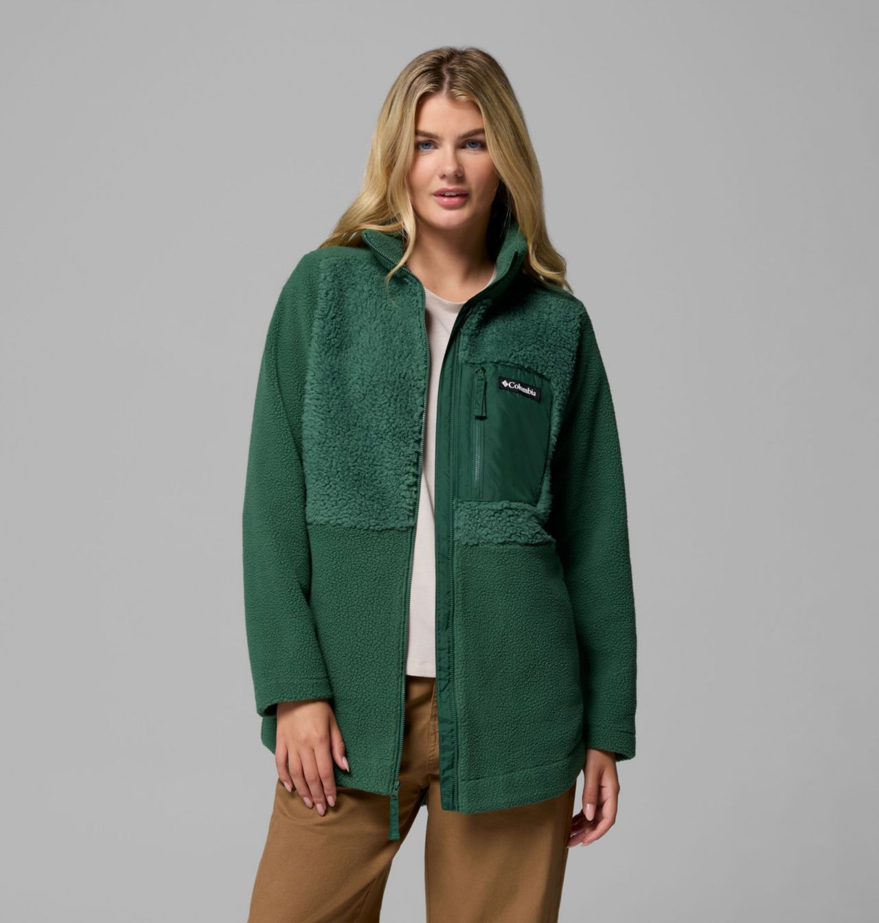 Women's Columbia Lodge™ Sherpa Full Zip Fleece Jacket 5