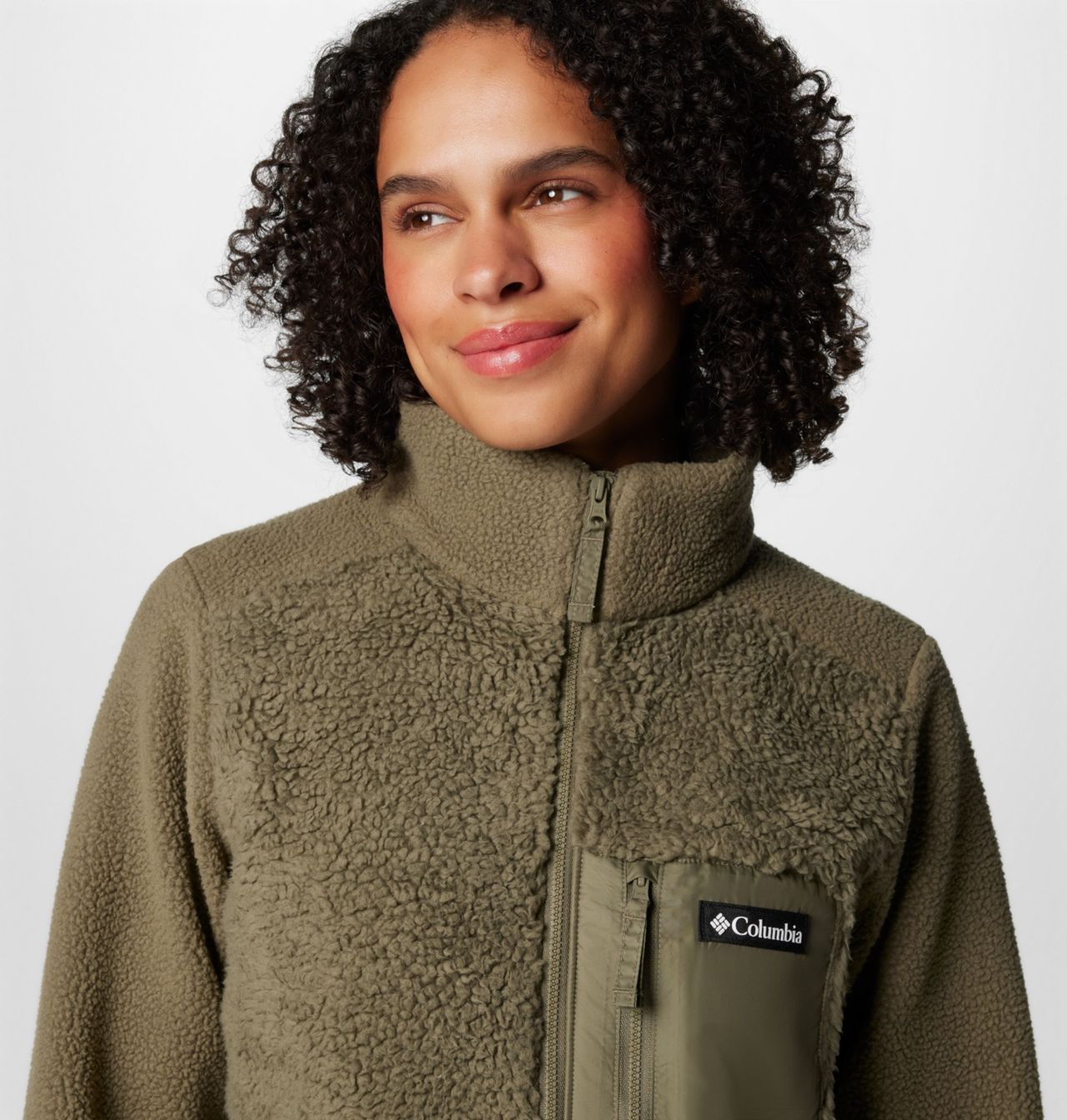 Women's Columbia Lodge™ Sherpa Full Zip Fleece Jacket 5