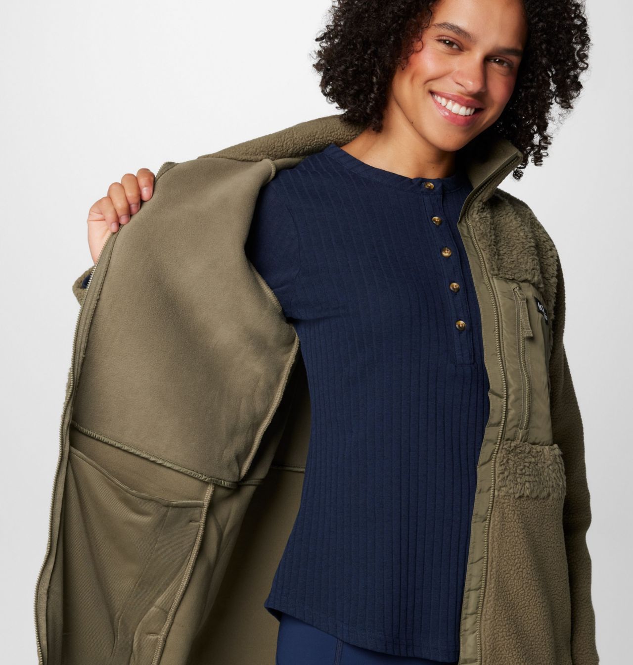 Women's Columbia Lodge™ Sherpa Full Zip Fleece Jacket 6