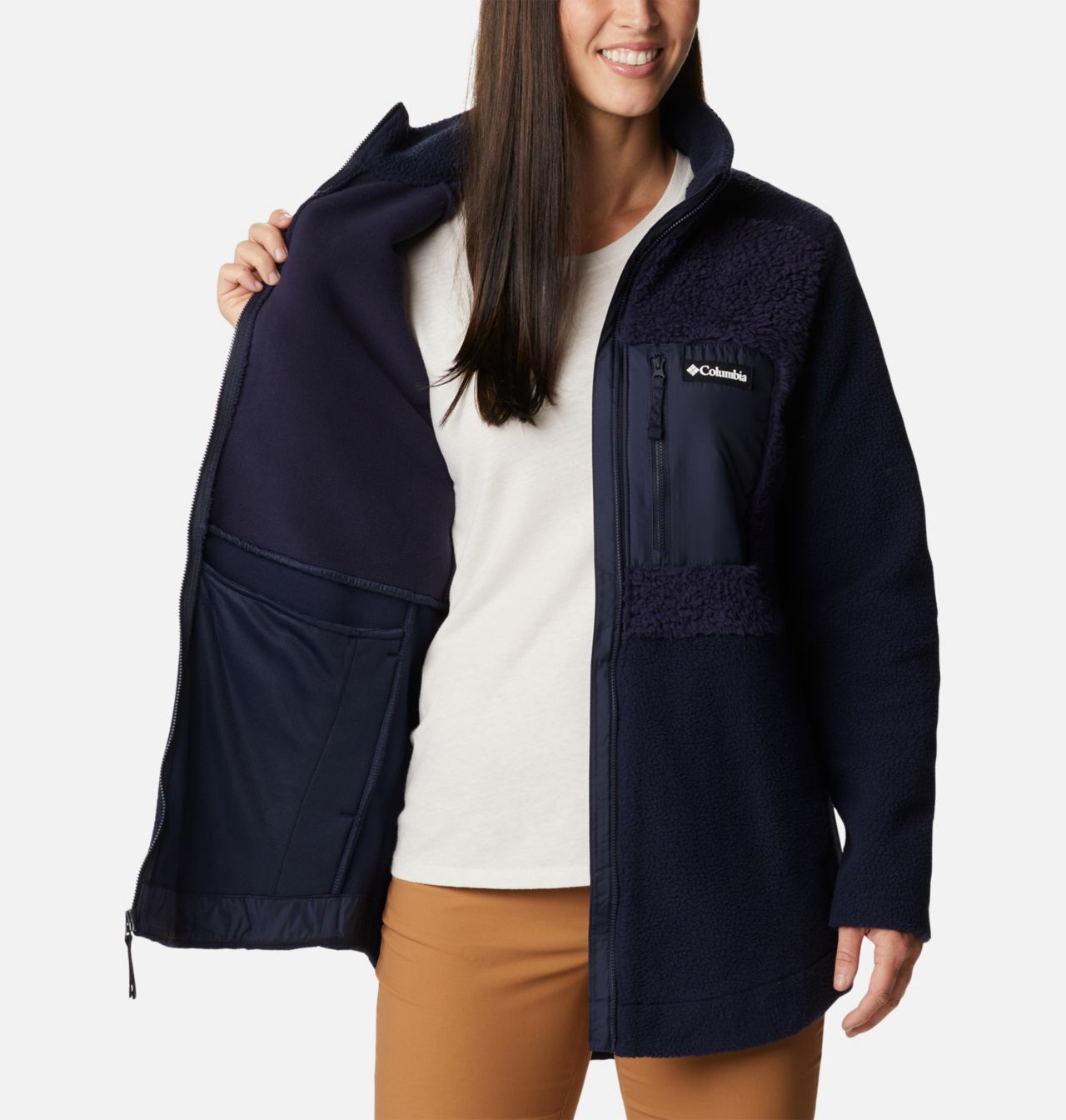 Women's Columbia Lodge™ Sherpa Full Zip Fleece Jacket 5
