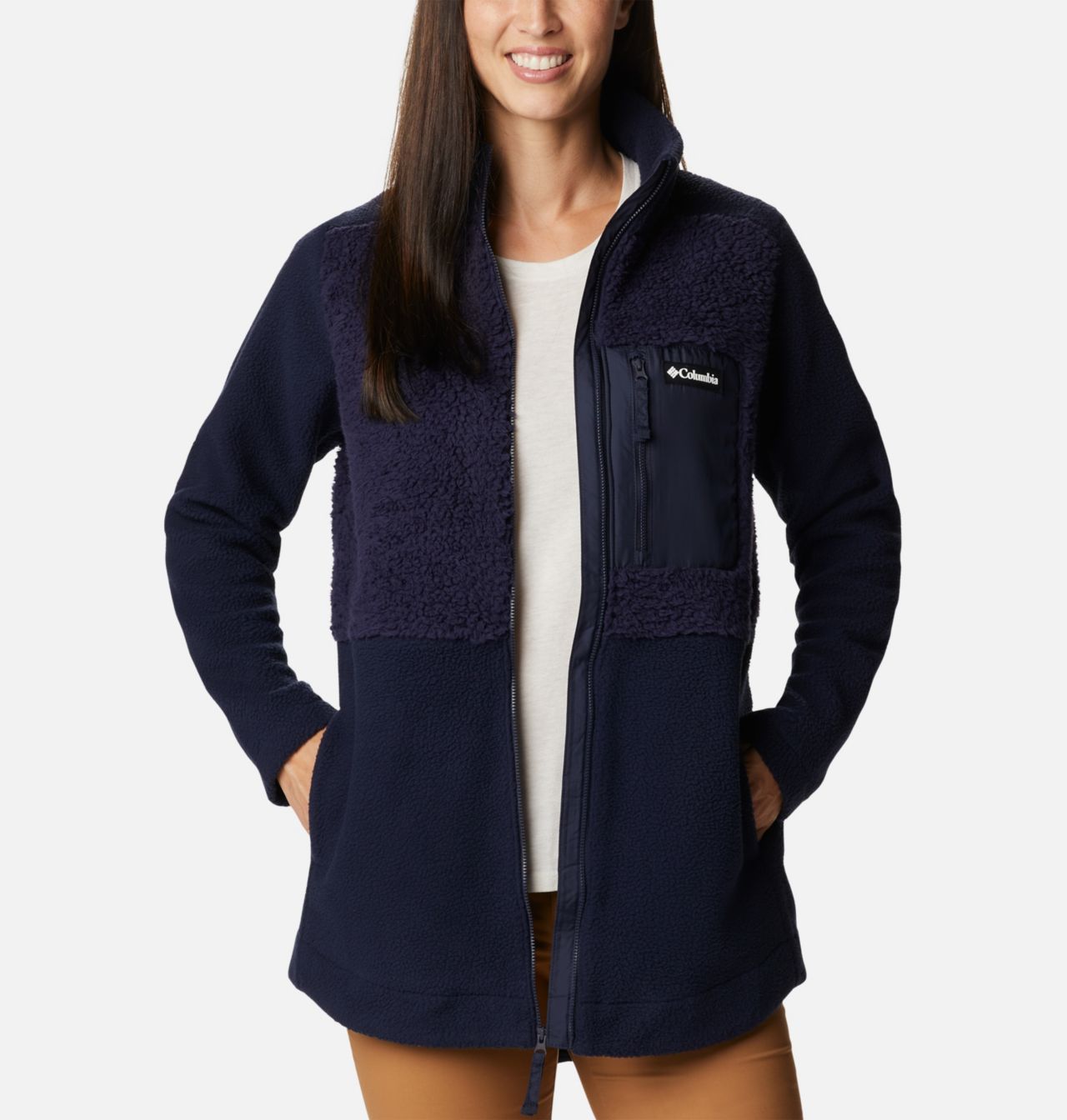 Women's Columbia Lodge™ Sherpa Full Zip Fleece Jacket 6
