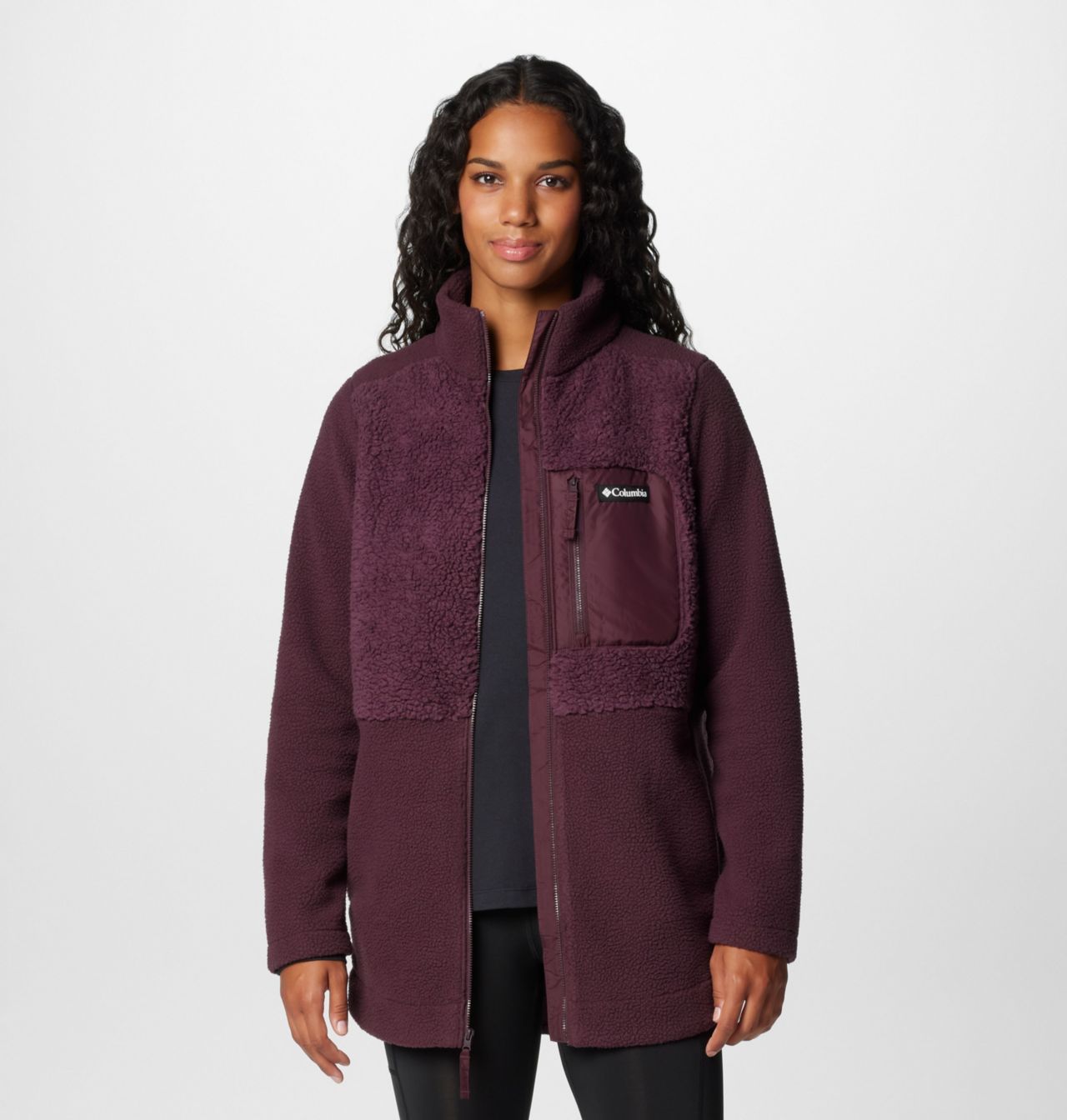 Women's Columbia Lodge™ Sherpa Full Zip Fleece Jacket 6