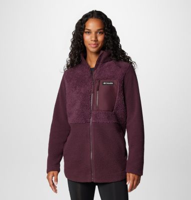 Columbia women's fleece zip up best sale