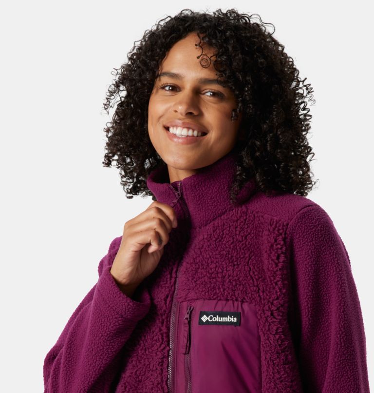 Forro polar sherpa largo Columbia Lodge™ para mujer