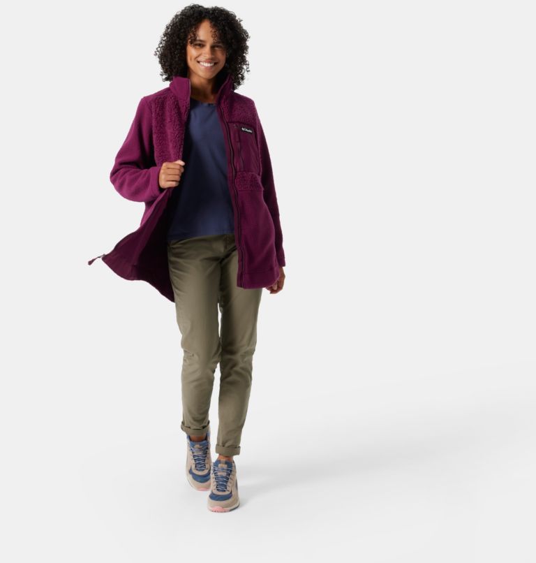 Columbia Lodge Sherpa FZ Fleece | 616 | XL, Color: Marionberry, image 7