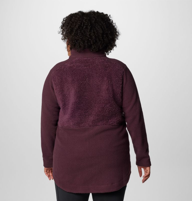 Women's Columbia Lodge Sherpa Full Zip Fleece Jacket - Plus Size, Color: Moonvista, image 2