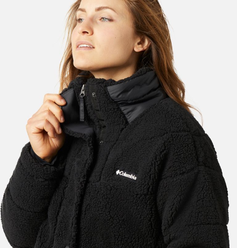 Women's Columbia Lodge Baffled Sherpa Fleece Jacket