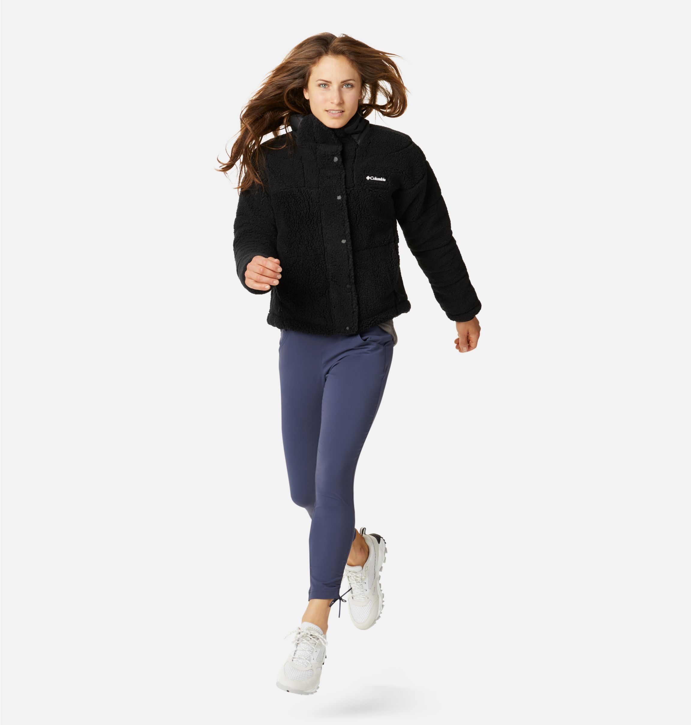 Columbia LODGE™ BAFFLED SHERPA - Fleece jacket - black - Zalando.de