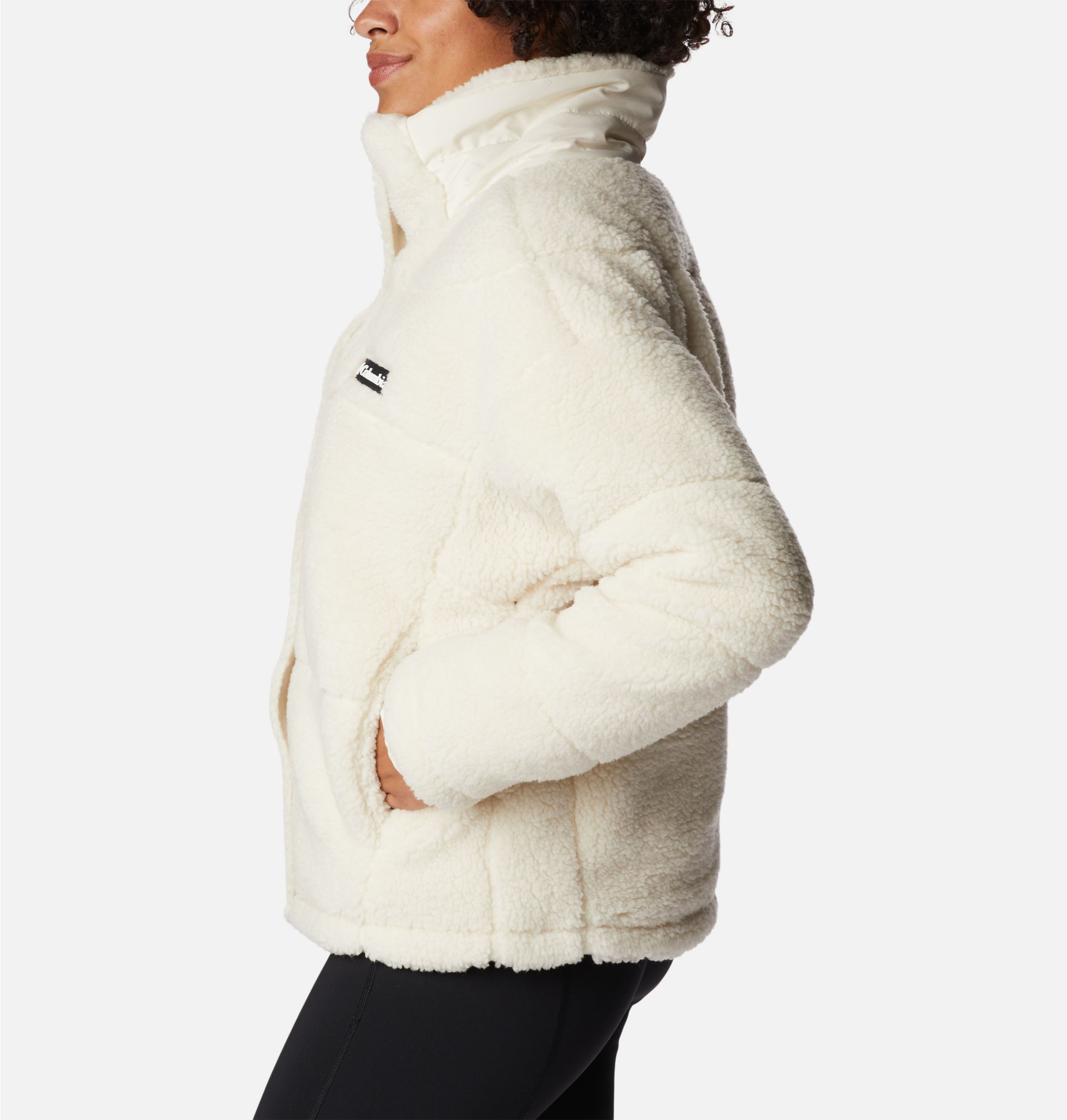 Women s Columbia Lodge Baffled Sherpa Fleece Jacket