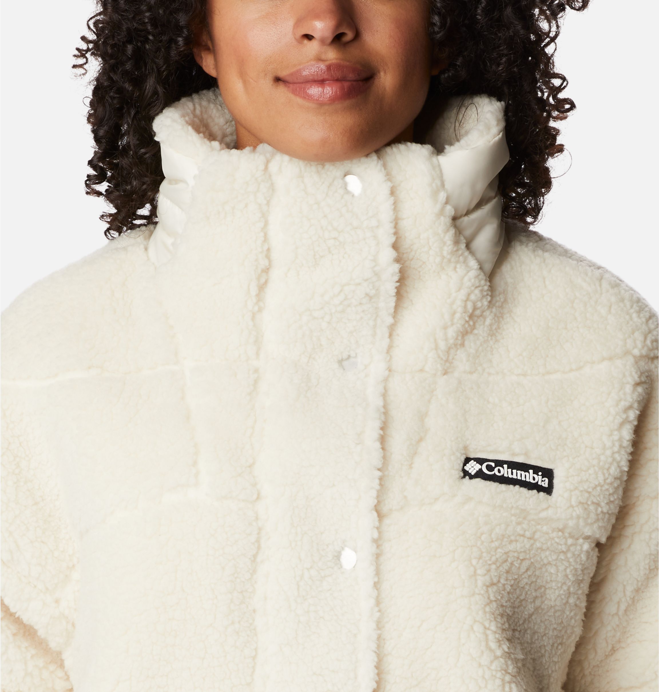 Columbia Mujer LODGE™ BAFFLED SHERPA - Forro Polar - Malbec