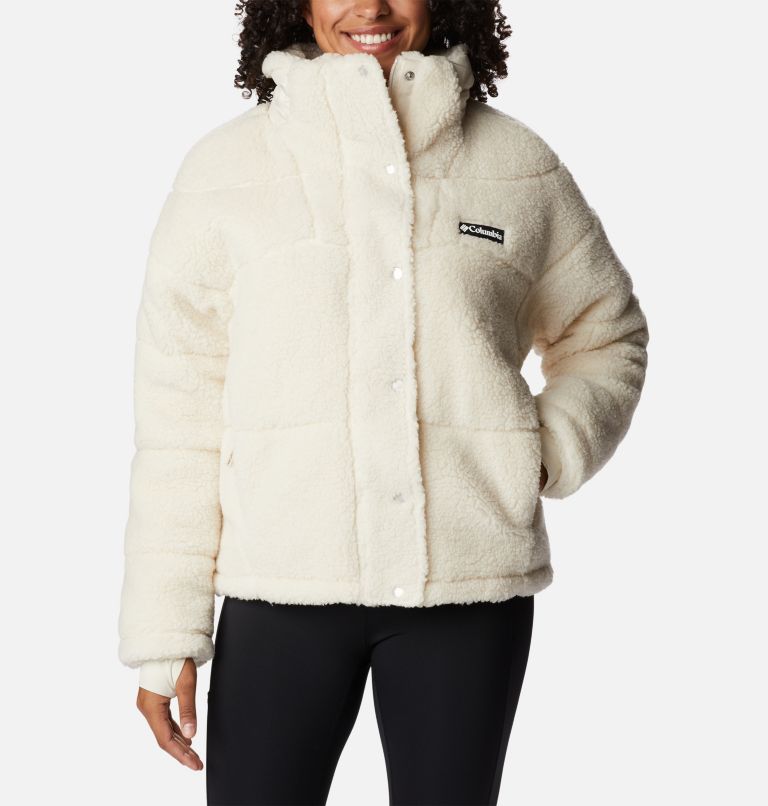 Women s Columbia Lodge Baffled Sherpa Fleece Jacket