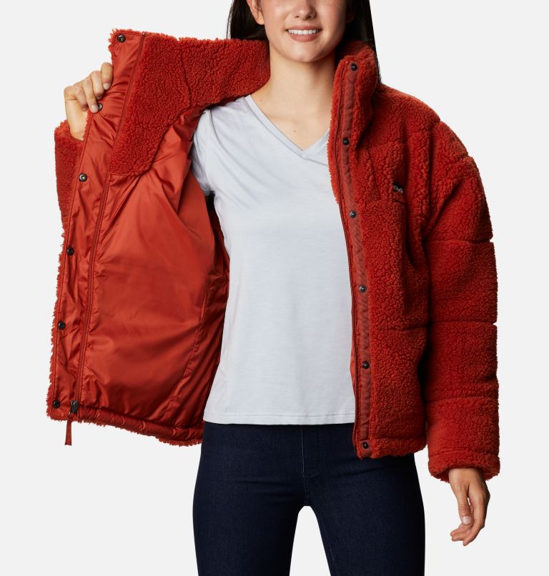 Women s Columbia Lodge Baffled Sherpa Fleece Jacket