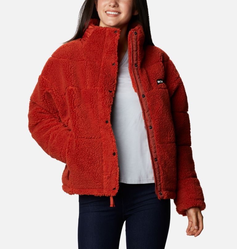 Women s Columbia Lodge Baffled Sherpa Fleece Jacket