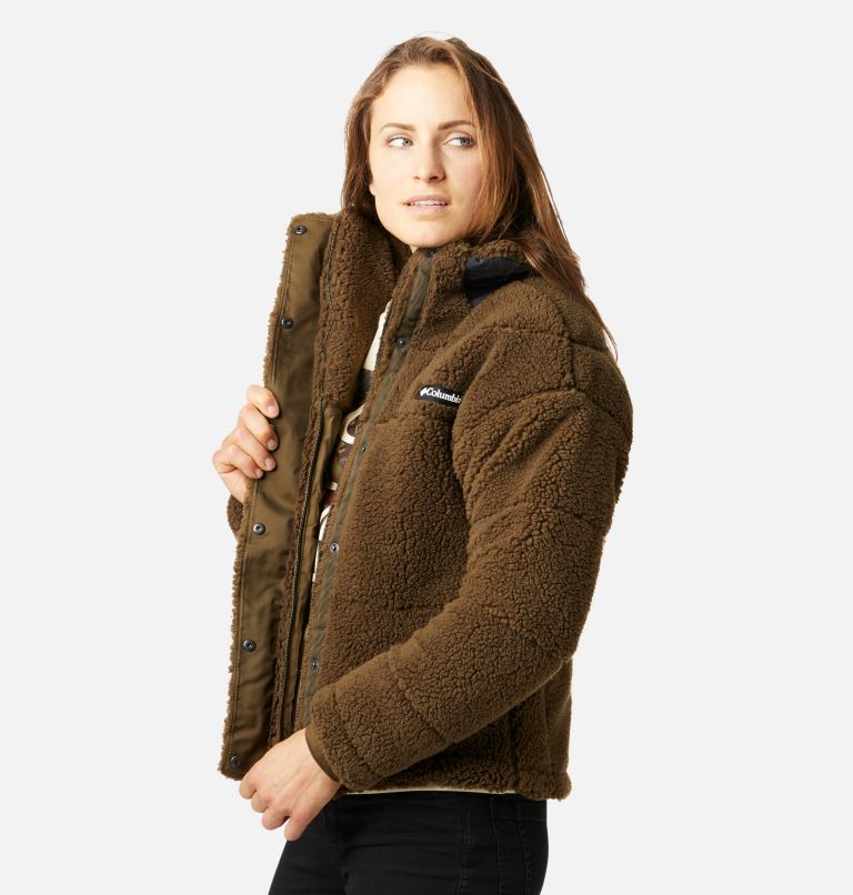 Columbia lodge baffled sherpa fleece jacket new arrivals