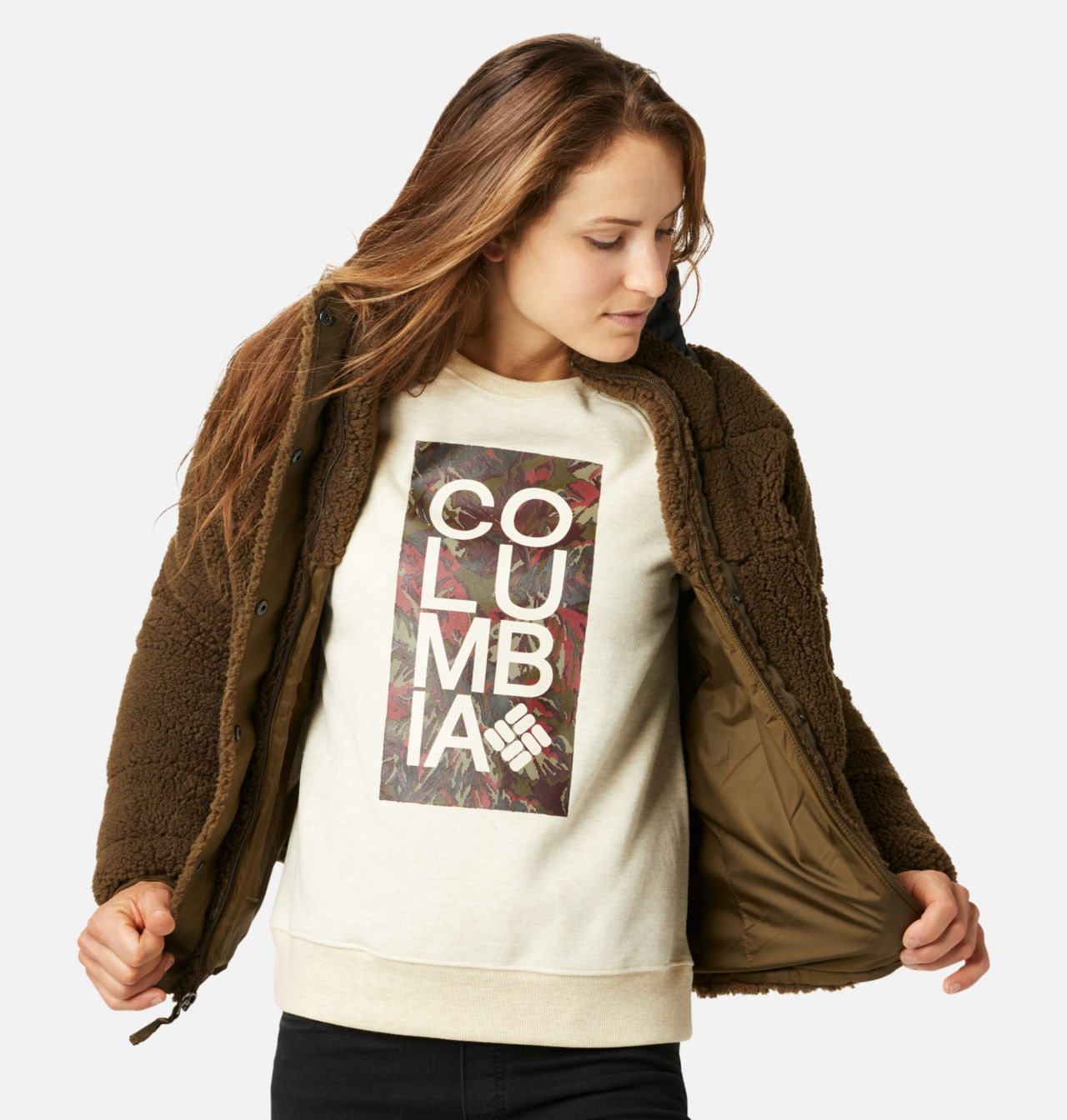 Women's Columbia Lodge™ Baffled Sherpa Fleece 5