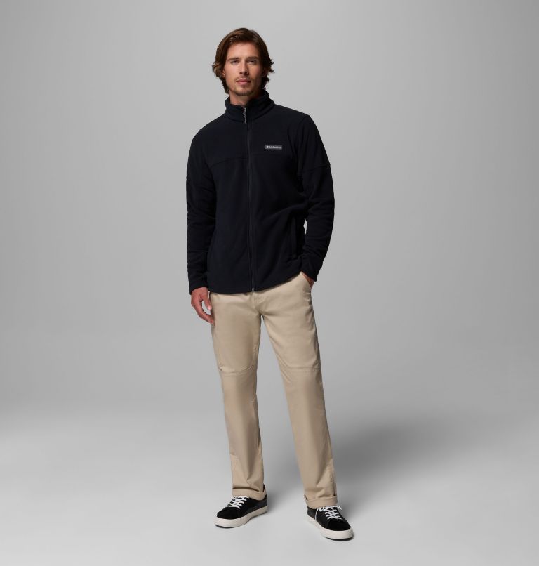 Men's Basin Trail Fleece Full Zip, Color: Black, image 2