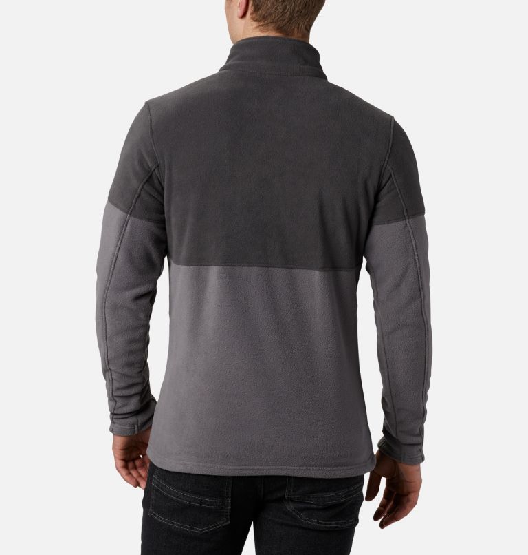 Forro polar con cremallera de arriba abajo Basin Trail para hombre, Color: City Grey, Shark, image 2