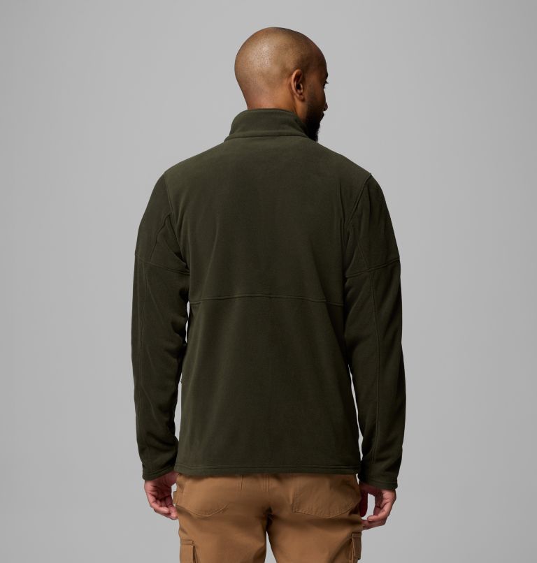Men's Basin Trail Full Zip Fleece Jacket, Color: Greenscape, image 3