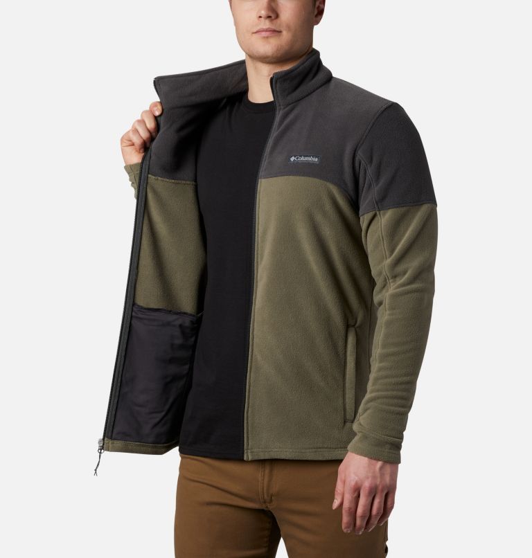 Basin Trail III Full Zip | 397 | XXL, Color: Stone Green, Shark, image 5