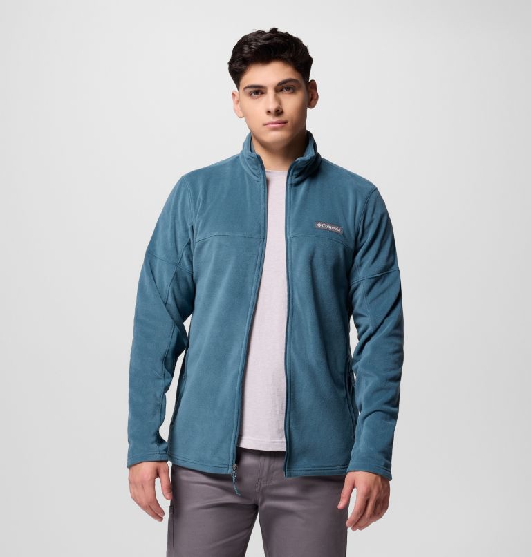 Men's Basin Trail Full Zip Fleece Jacket, Color: Everblue, image 5