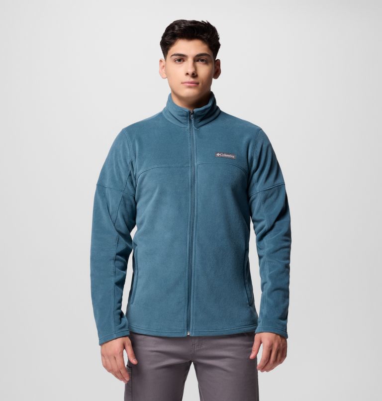 Men's Basin Trail Full Zip Fleece Jacket, Color: Everblue, image 1