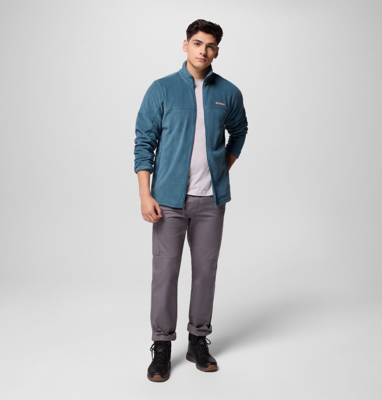 Men's Basin Trail Full Zip Fleece Jacket, Color: Everblue, image 2