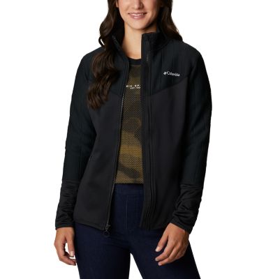 Pile Roffe Ridge II da donna Roffe Ridge&trade; II Full Zip | 100 | L, Black, front