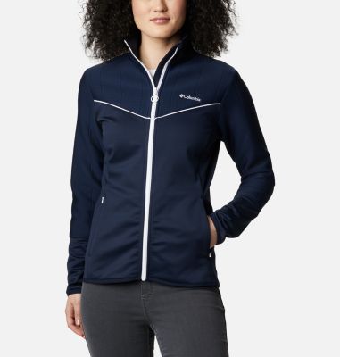 Pile Roffe Ridge II da donna Roffe Ridge&trade; II Full Zip | 100 | L, Dark Nocturnal, White, front