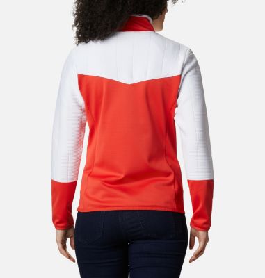 Pile Roffe Ridge II da donna Roffe Ridge&trade; II Full Zip | 100 | L, Bold Orange, White, back