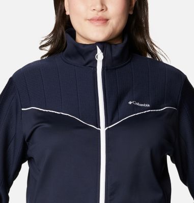 womens plus columbia fleece jacket