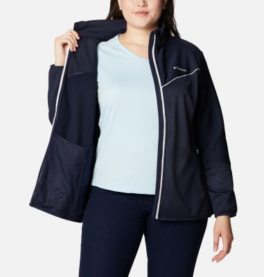 plus size black fleece jacket