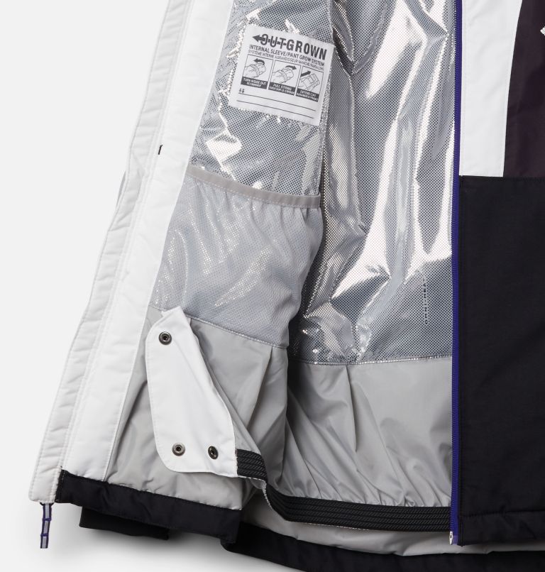 Youth Timber Turner Waterproof Ski Jacket, Color: Purple Quartz, Black, Colm Grey, White, image 3