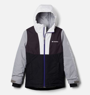 columbia white ski jacket