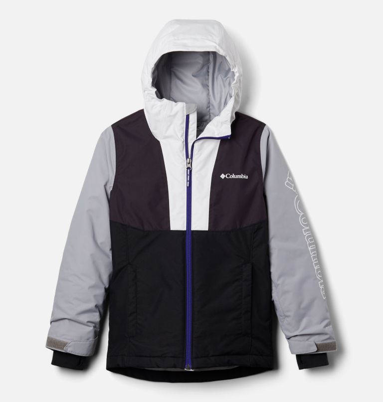 Thumbnail: Youth Timber Turner Waterproof Ski Jacket, Color: Purple Quartz, Black, Colm Grey, White, image 1