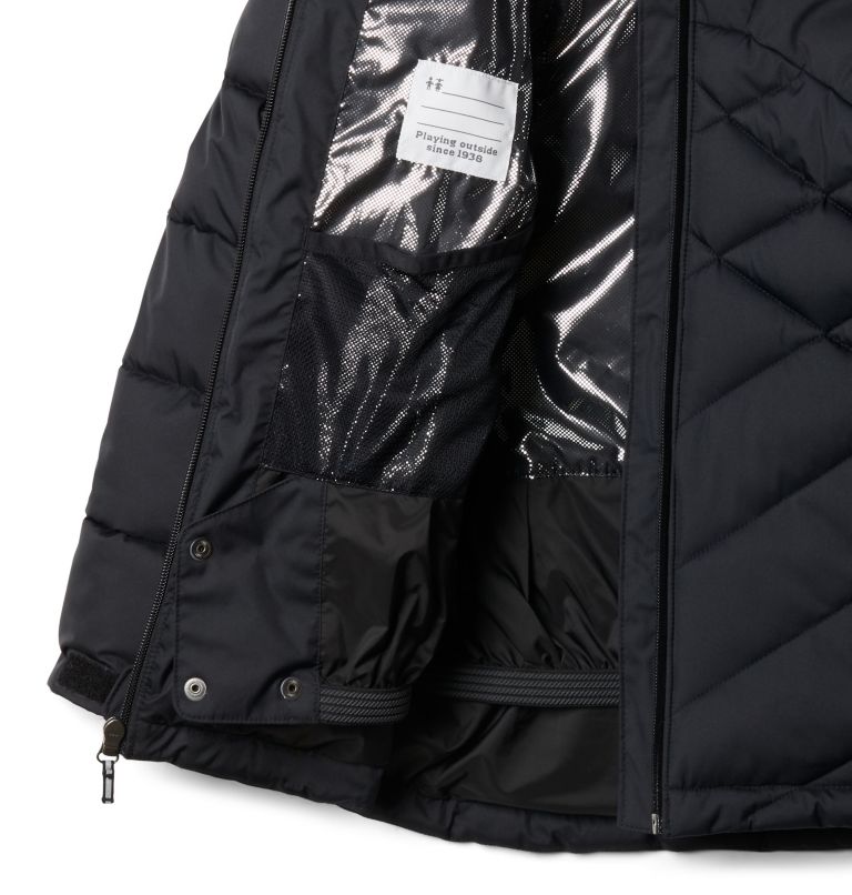 Manteau matelassé Winter Powder pour fille, Color: Black, image 3