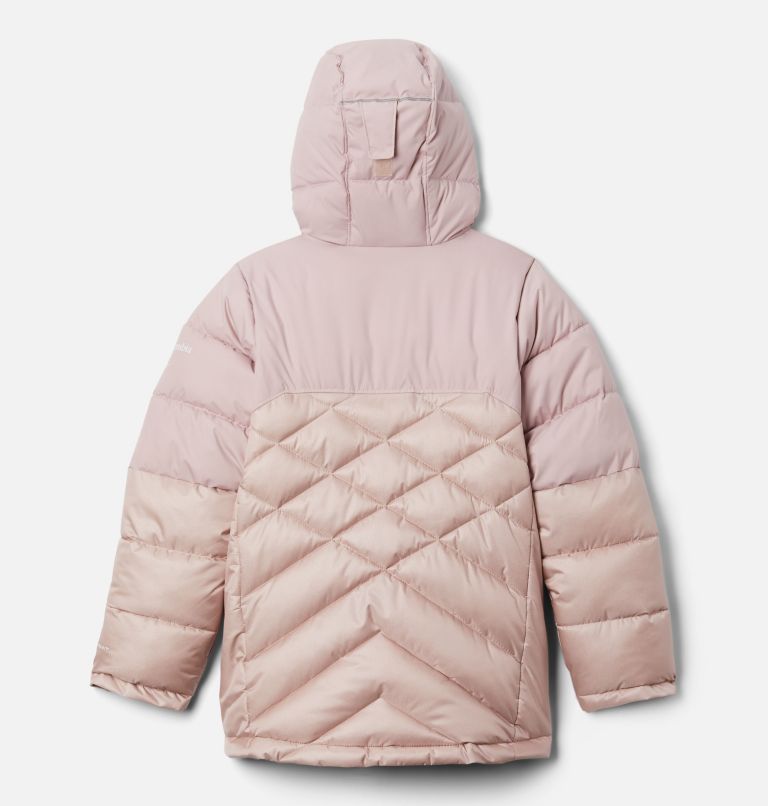 Girls' Winter Powder Quilted Jacket, Color: Mineral Pink, Mineral Pink Sheen, image 2